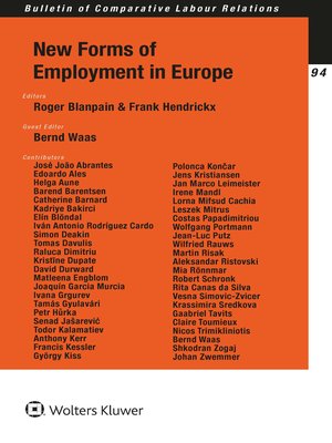 cover image of New Forms of Employment in Europe